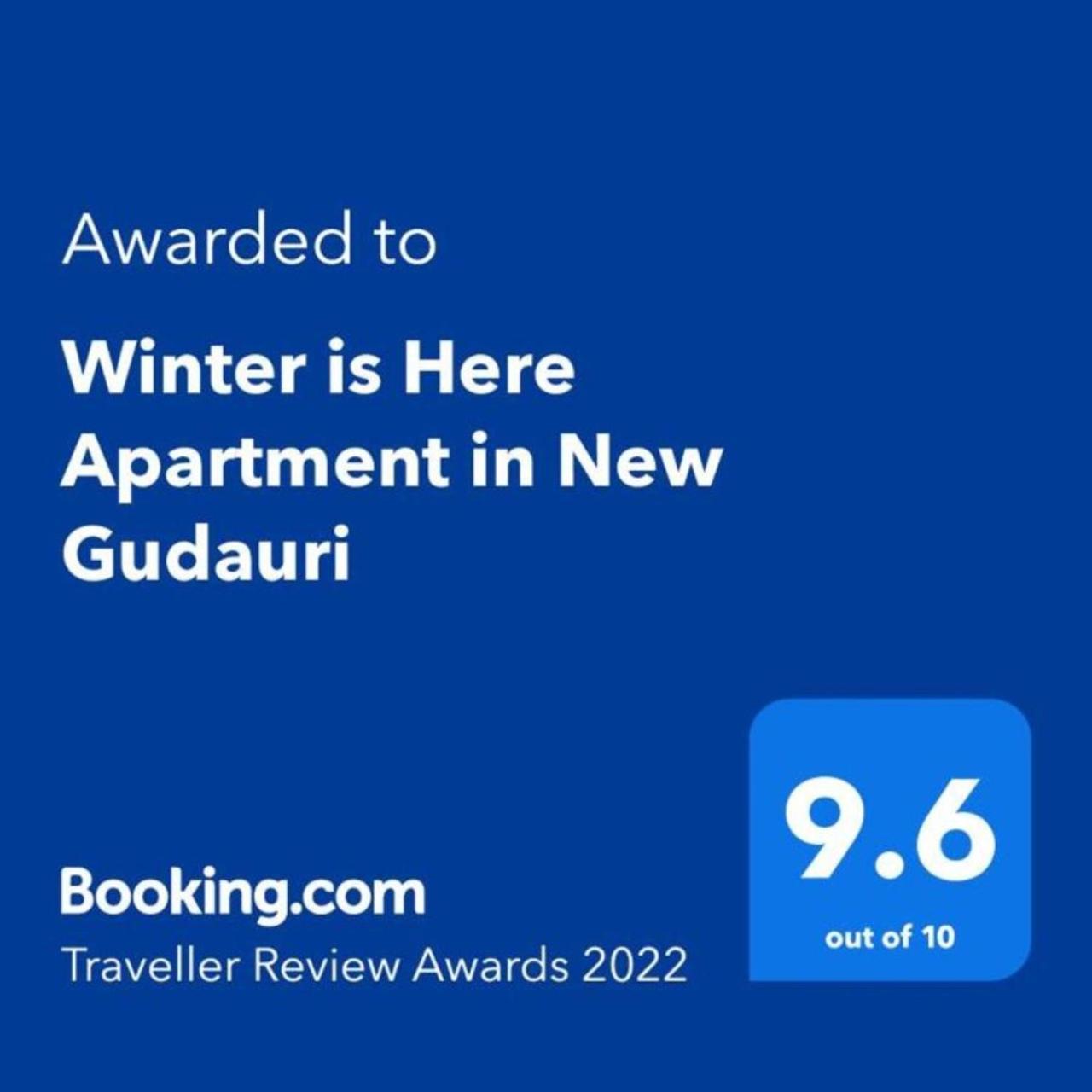 Winter Is Here Apartment In New Gudauri Eksteriør bilde
